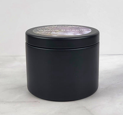 Winter-inspired Alpine Balsam wax melt with pine and juniper notes