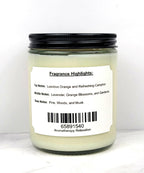 Aromatherapy Relaxation 8oz Soy Wax Candle – Lavender & Citrus Scent