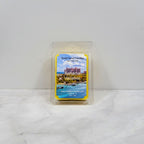 Bahama Vacation wax melt with tropical fruit and floral elements