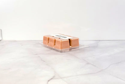 Eco-friendly soy wax melt in rustic woodsy scent profile