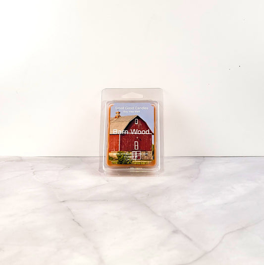 Barn Wood soy wax melt with cedarwood and patchouli aroma