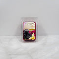 Black Raspberry Vanilla wax melt with berries and vanilla pods