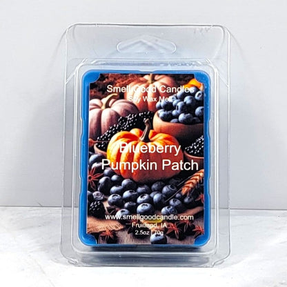 Blueberry pumpkin patch soy wax melt clamshell
