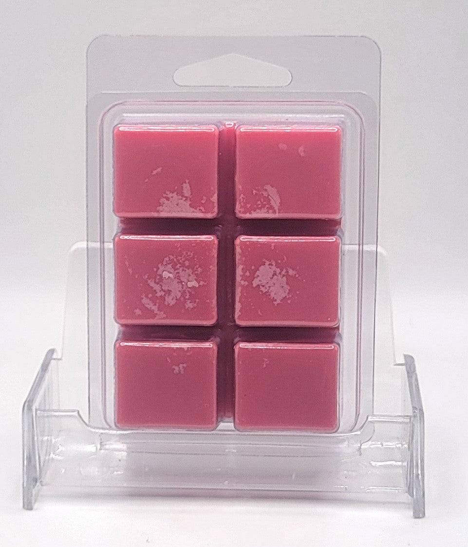Luxury soy wax melt featuring bourbon, black cherry, and charred oak scent