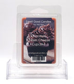 Chocolate Cream Cheese Cupcake Soy Wax Melt with rich cocoa and buttercream scent