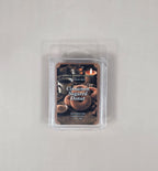 Wax melt package labeled 'Cinnamon Sugared Donut' on a gray background