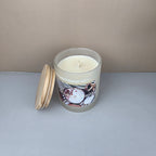 Luxury coconut soy candle minimalist design