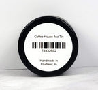 Cozy coffee shop-inspired candle with rich, creamy fragrance