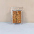 Hand-poured soy wax melt capturing the cozy aroma of a coffee shop