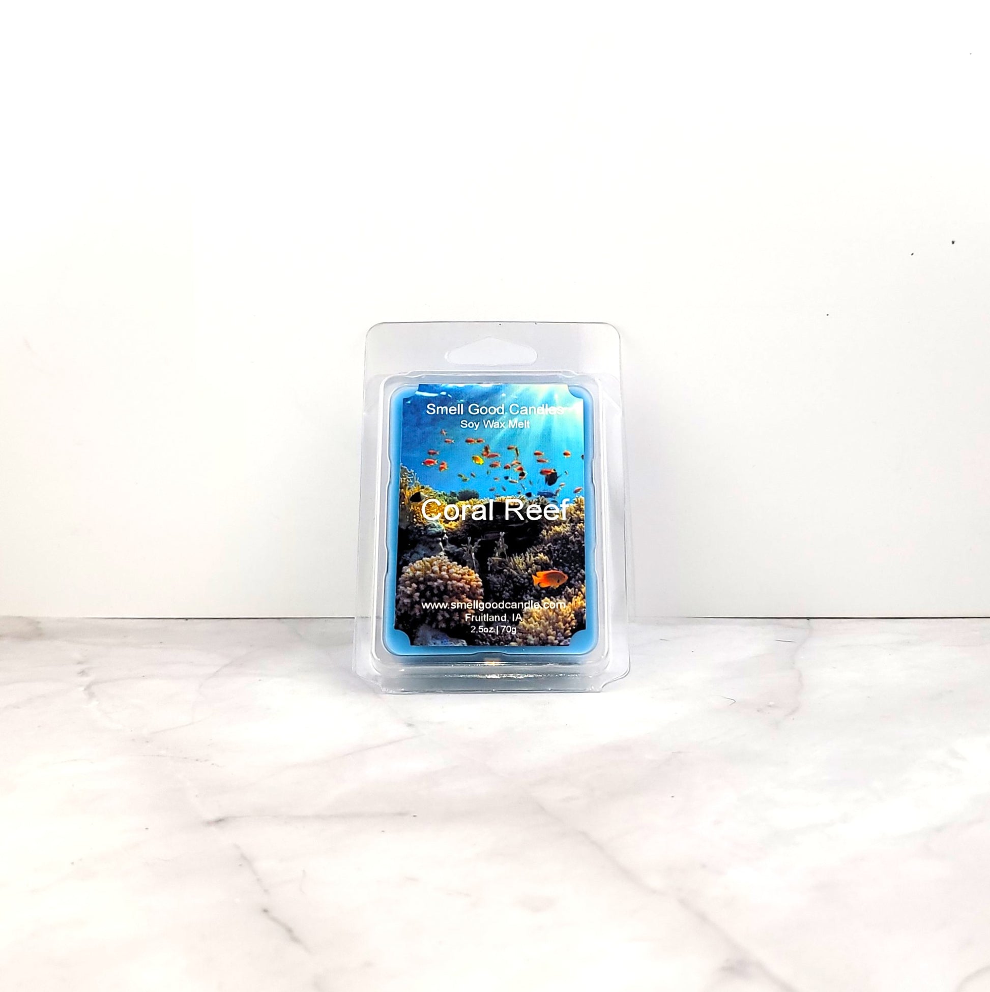 Coral Reef wax melt with citrus and ocean notes