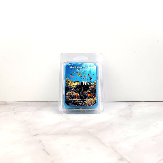 Coral Reef wax melt with citrus and ocean notes