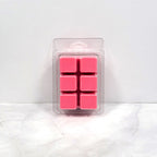 Diva soy wax melt with sparkling decor and fresh fruit accents