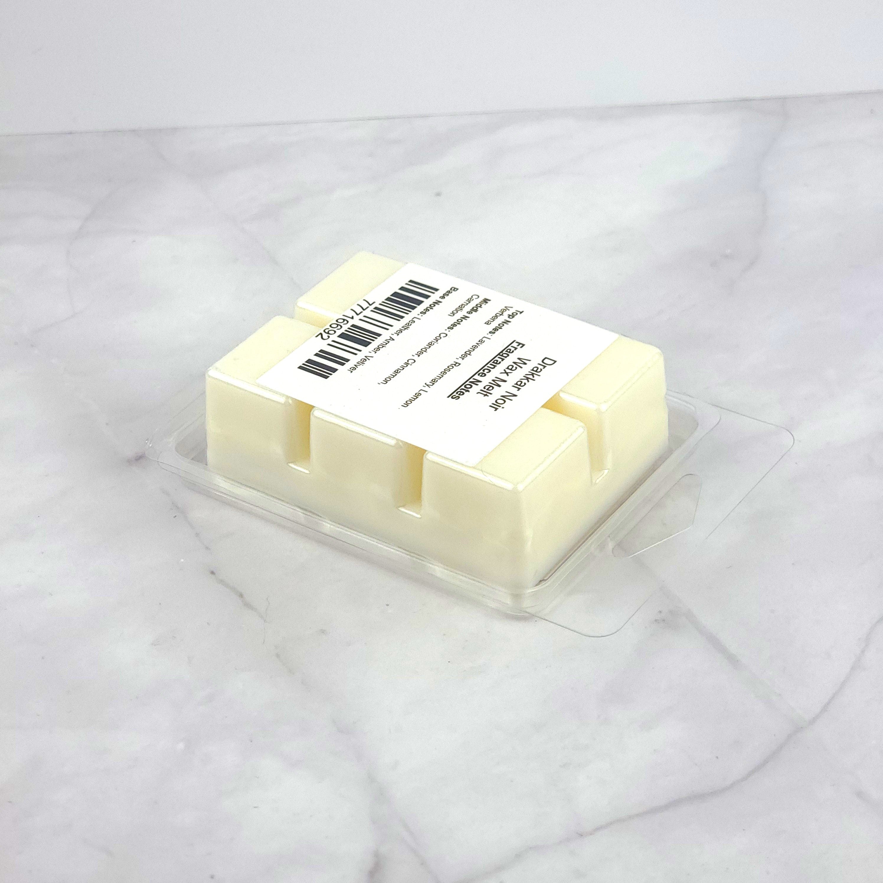 Guy Laroche Drakkar Noir-inspired soy wax melt, combining fresh herbs, spicy cinnamon, and rich leather for a sophisticated home atmosphere.