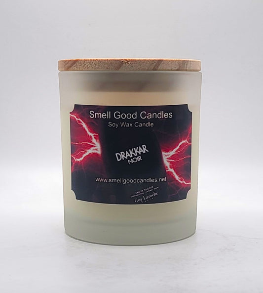 Drakkar Noir 10oz Soy Wax Candle with bold masculine fragrance and luxury scent.