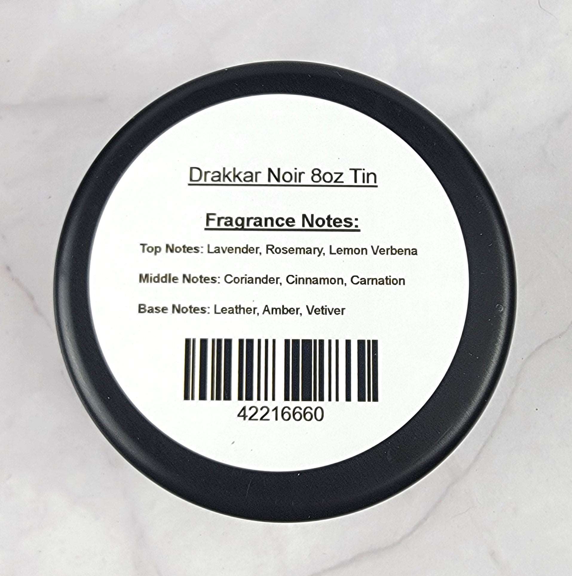 Luxury hand-poured men’s home fragrance candle with lavender and rosemary