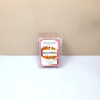 Hand-poured Fruity Pebbles soy wax melts in a clear clamshell package featuring a professional scent label.
