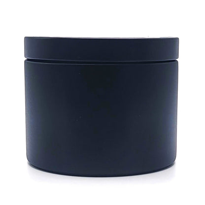 Island Cabana 4oz soy candle in tropical-themed reusable tin
