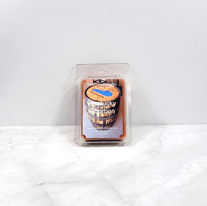 Kentucky Bourbon Soy Wax Melt with rich bourbon, vanilla, and oak fragrance notes
