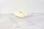 Masculine soy wax melt in dark, cozy setting