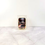 Man Cave wax melt with rugged wood and musk scent