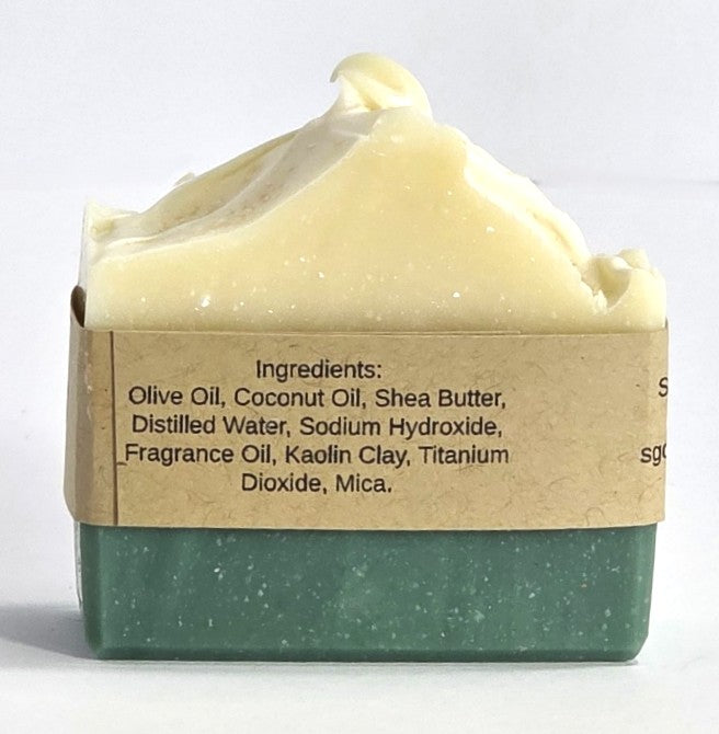 Orchard Sage cold process soap handmade in small batches