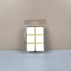 Packaged white square filters on a beige background