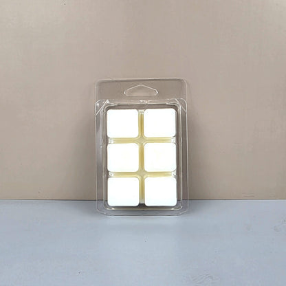 Packaged white square filters on a beige background
