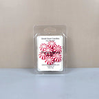 Peppermint wax melt package with 'Smell Good Candles' branding on a neutral background