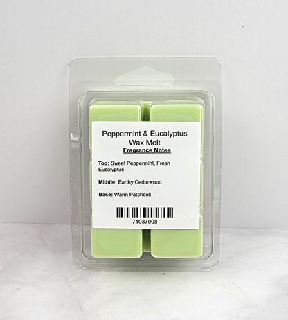 Peppermint and Eucalyptus Soy Wax Melt