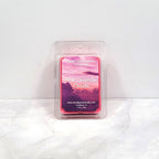 Pink Lavender Clouds wax melt with floral and fruity notes of lavender and raspberries