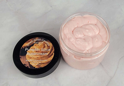 Luxuriously whipped lotion with a warm pumpkin spice aroma.