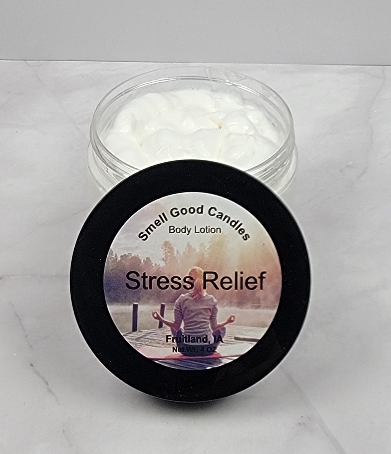 Stress Relief Whipped Body Lotion with Mint and Citrus – 4oz