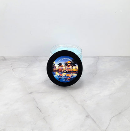 Sunset By The Pool whipped body lotion jar