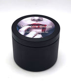 Halloween-inspired vampire candle with jasmine and plum scent