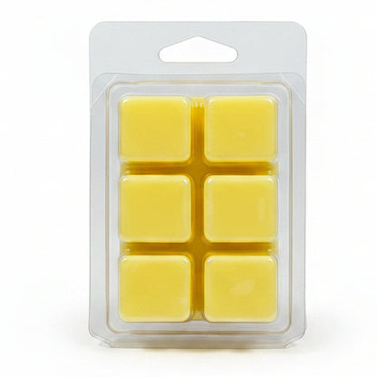 Vanilla Pineapple Margarita Soy Wax Melt cubes in hand-poured soy wax clamshell packaging