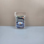 Packaged water lily wax melt on a neutral background