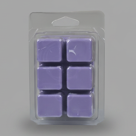 Lavender soy wax melt with six wax cubes, handcrafted relaxing home fragrance wax melt