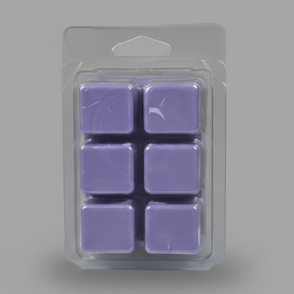 Lavender soy wax melt with six wax cubes, handcrafted relaxing home fragrance wax melt