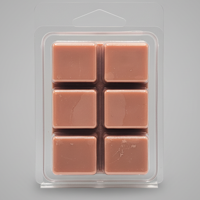 Sandalwood soy wax melt with six cubes, long-lasting scented wax melt for home fragrance